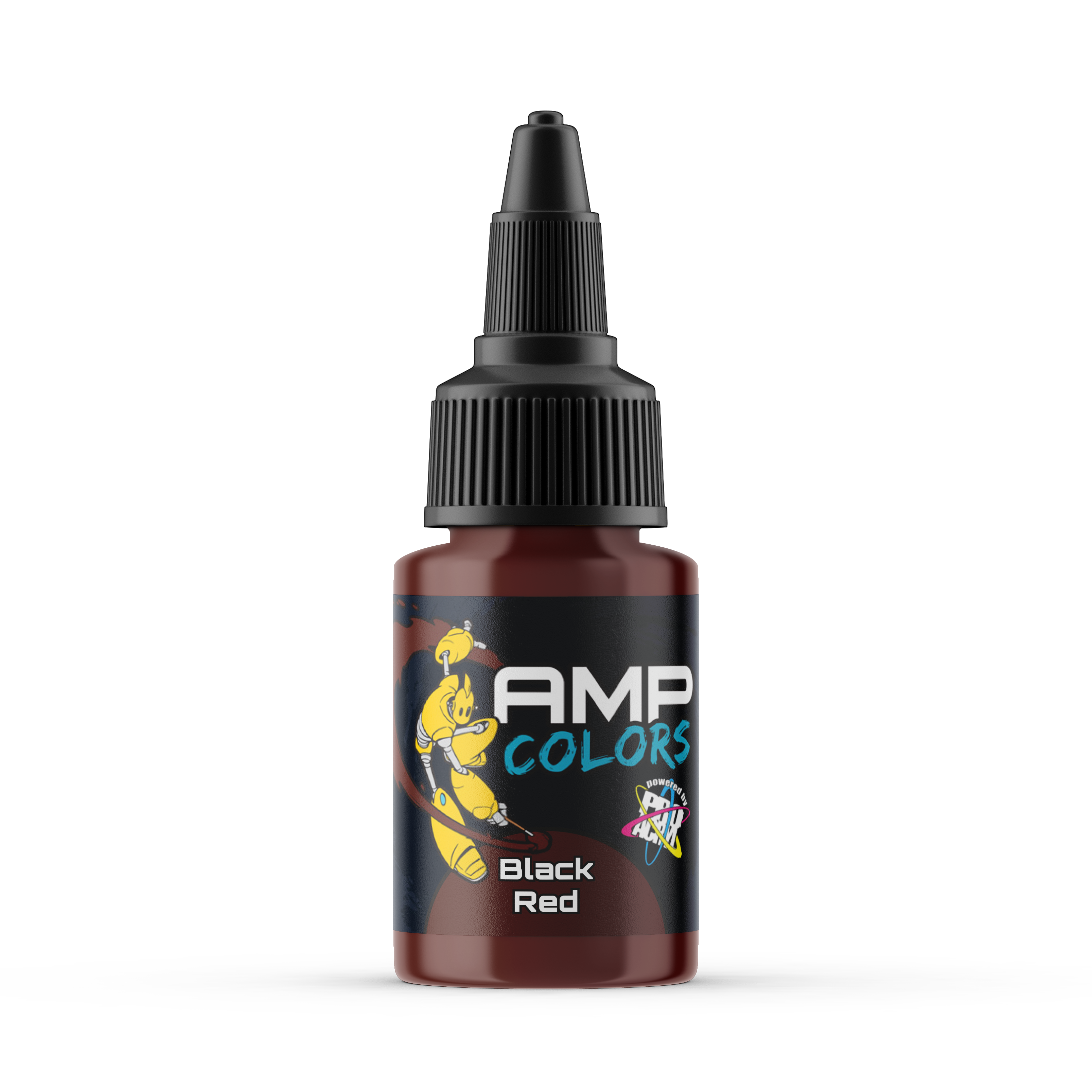 AMP Colors Black Red
