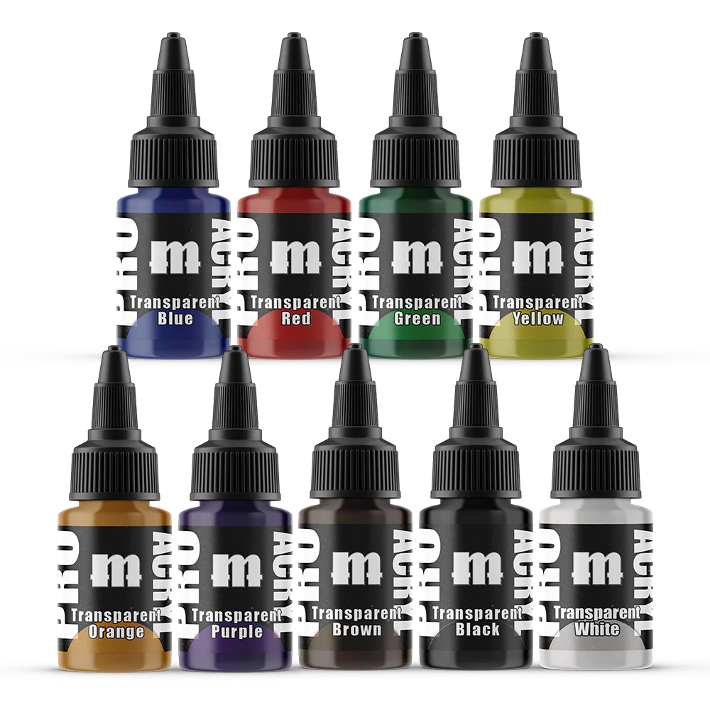 Pro Acryl Expansion Set #2 - Transparents - 9 Colors