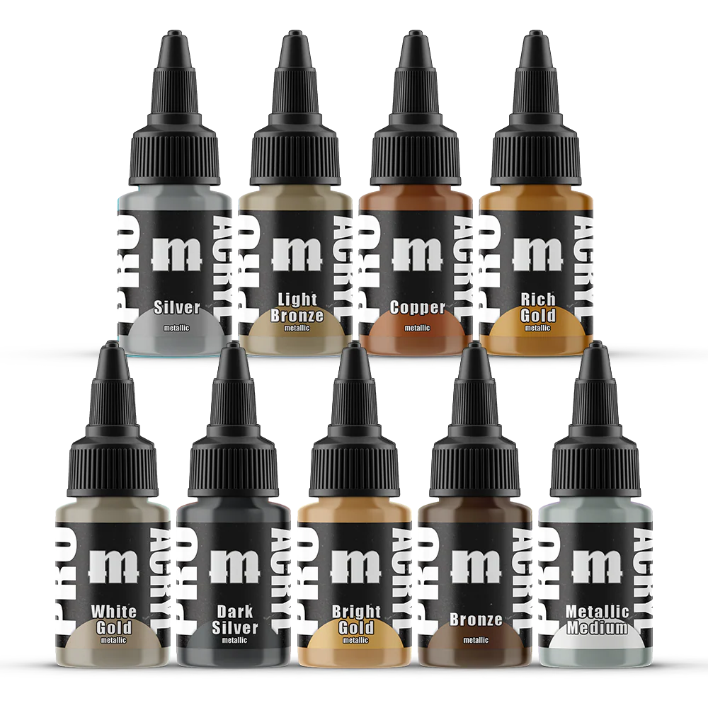 Pro Acryl Metallic Set - 9 Colors