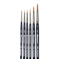 Pro Synthetic 6 Brush Set - 1 each of all sizes